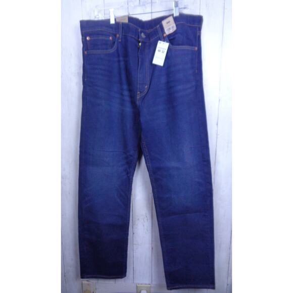 Levi's Other - Levis 505 Regular Stretch Sits At Waist Straight Leg Mens Dark Wash Size 40 X 32